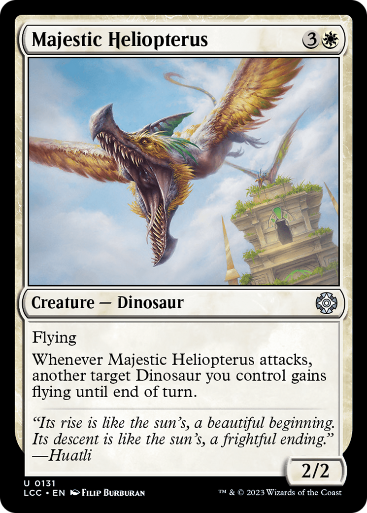 Majestic Heliopterus [The Lost Caverns of Ixalan Commander] | Arkham Games and Comics