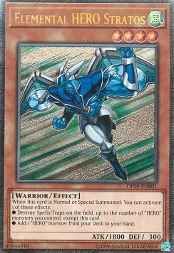 Elemental HERO Stratos [OP09-EN001] Ultimate Rare | Arkham Games and Comics