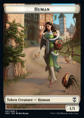 Eldrazi Spawn // Human Double-sided Token [Streets of New Capenna Commander Tokens] | Arkham Games and Comics