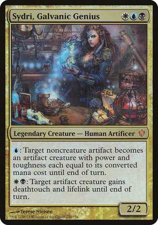 Sydri, Galvanic Genius (Commander 2013) [Commander 2013 Oversized] | Arkham Games and Comics