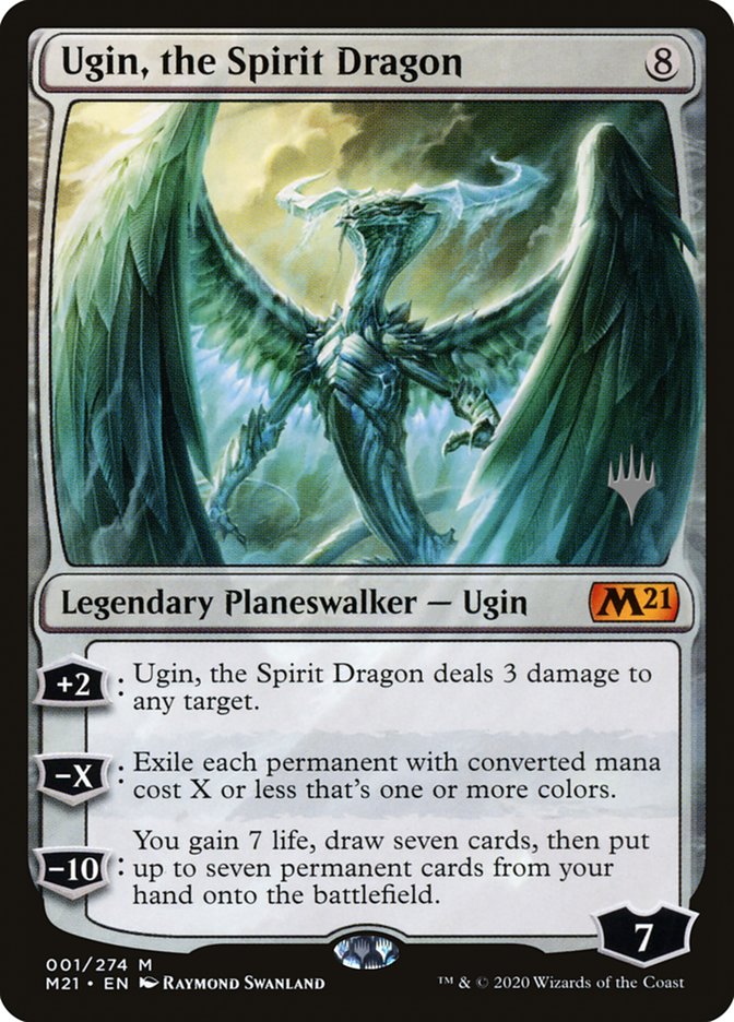 Ugin, the Spirit Dragon (Promo Pack) [Core Set 2021 Promos] | Arkham Games and Comics