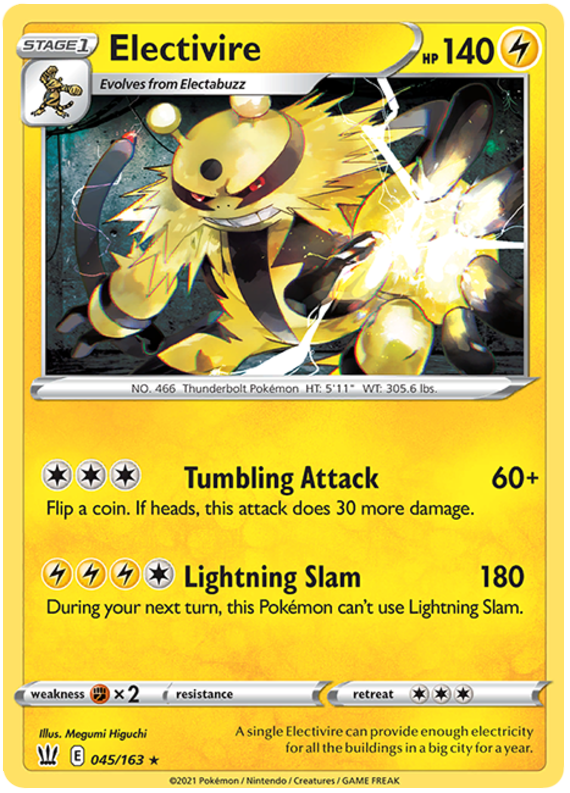 Electivire (045/163) [Sword & Shield: Battle Styles] | Arkham Games and Comics