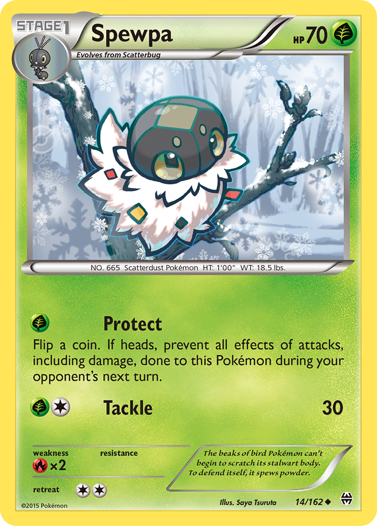 Spewpa (14/162) [XY: BREAKthrough] | Arkham Games and Comics