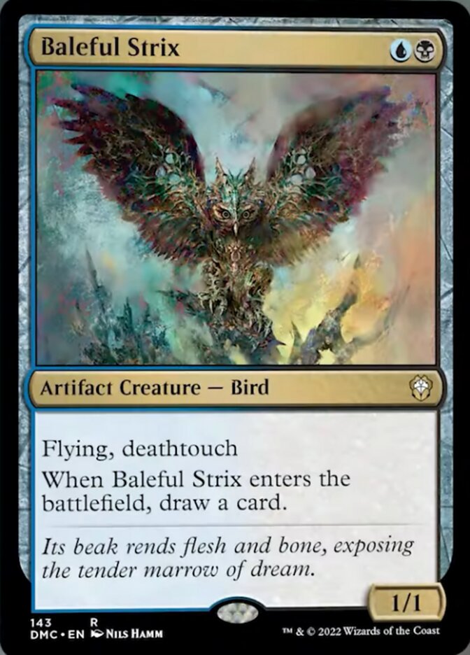 Baleful Strix [Dominaria United Commander] | Arkham Games and Comics