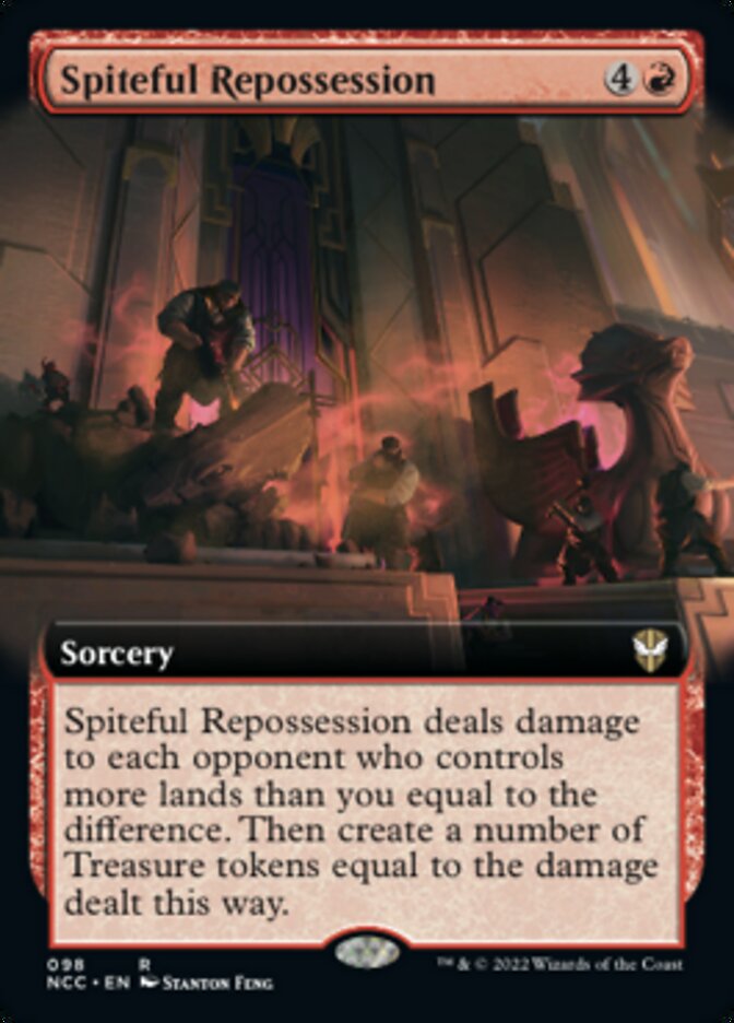 Spiteful Repossession (Extended Art) [Streets of New Capenna Commander] | Arkham Games and Comics