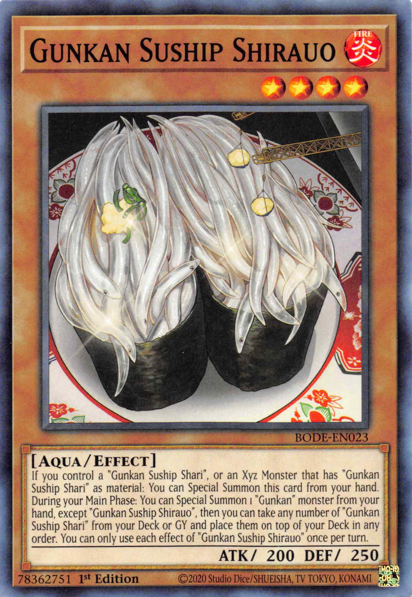 Gunkan Suship Shirauo [BODE-EN023] Common | Arkham Games and Comics