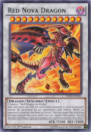 Red Nova Dragon [HSRD-EN024] Rare | Arkham Games and Comics