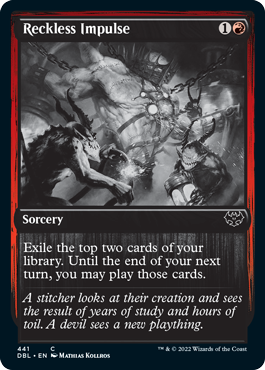 Reckless Impulse [Innistrad: Double Feature] | Arkham Games and Comics