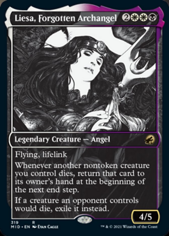 Liesa, Forgotten Archangel (Showcase Eternal Night) [Innistrad: Midnight Hunt] | Arkham Games and Comics