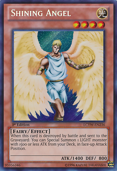 Shining Angel [LCYW-EN236] Secret Rare | Arkham Games and Comics