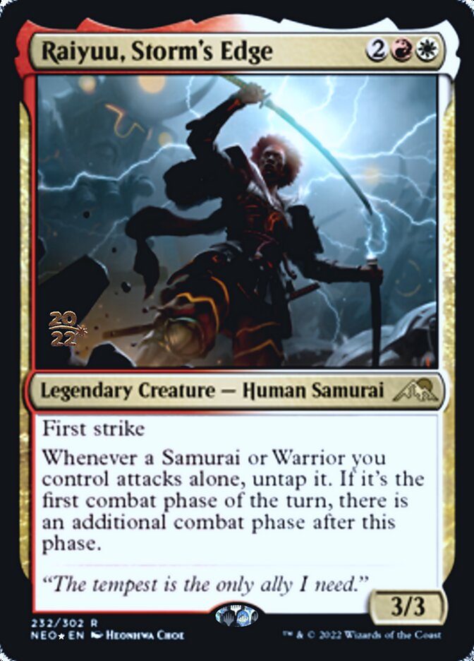 Raiyuu, Storm's Edge [Kamigawa: Neon Dynasty Prerelease Promos] | Arkham Games and Comics