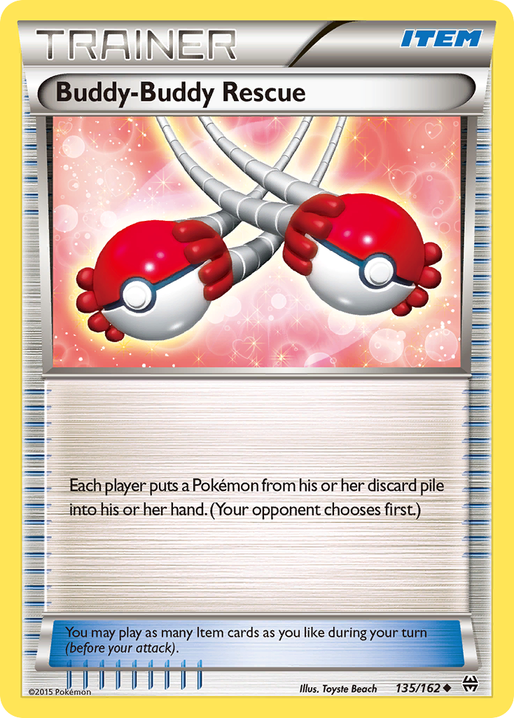 Buddy-Buddy Rescue (135/162) [XY: BREAKthrough] | Arkham Games and Comics
