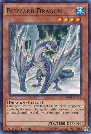 Blizzard Dragon [BP03-EN031] Shatterfoil Rare | Arkham Games and Comics