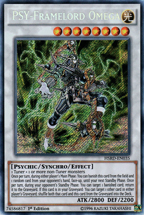 PSY-Framelord Omega [HSRD-EN035] Secret Rare | Arkham Games and Comics