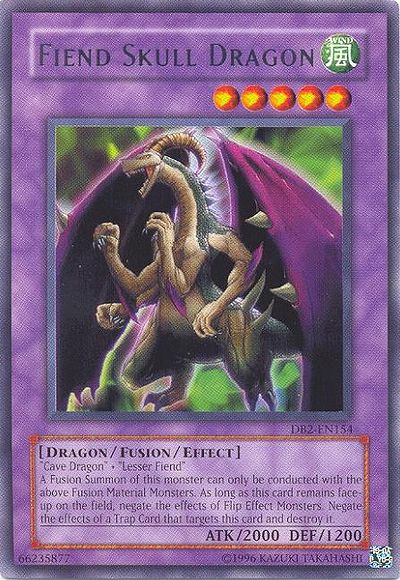 Fiend Skull Dragon [DB2-EN154] Rare | Arkham Games and Comics