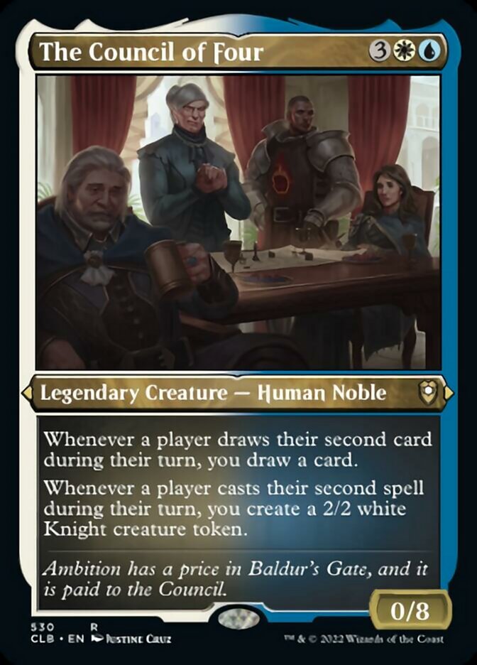 The Council of Four (Foil Etched) [Commander Legends: Battle for Baldur's Gate] | Arkham Games and Comics