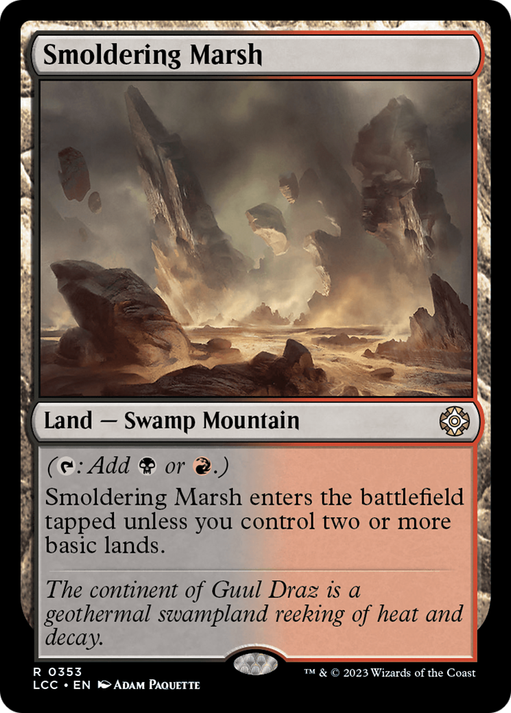 Smoldering Marsh [The Lost Caverns of Ixalan Commander] | Arkham Games and Comics