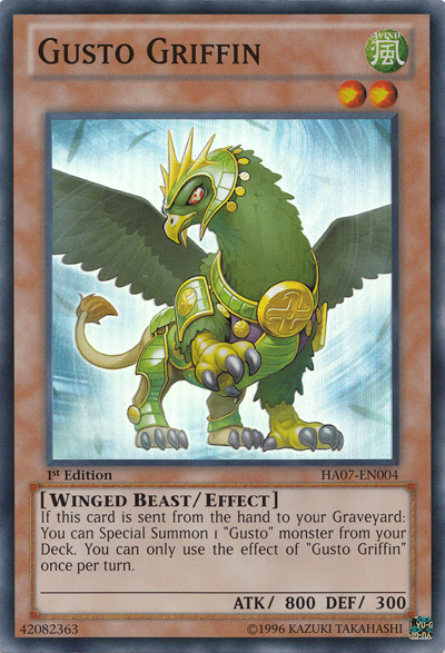 Gusto Griffin [HA07-EN004] Super Rare | Arkham Games and Comics