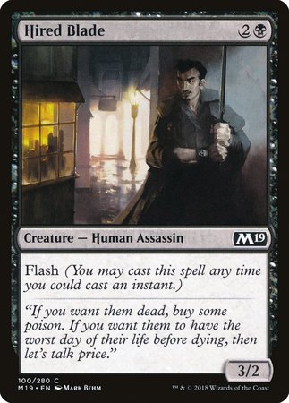 Hired Blade [Core Set 2019] | Arkham Games and Comics