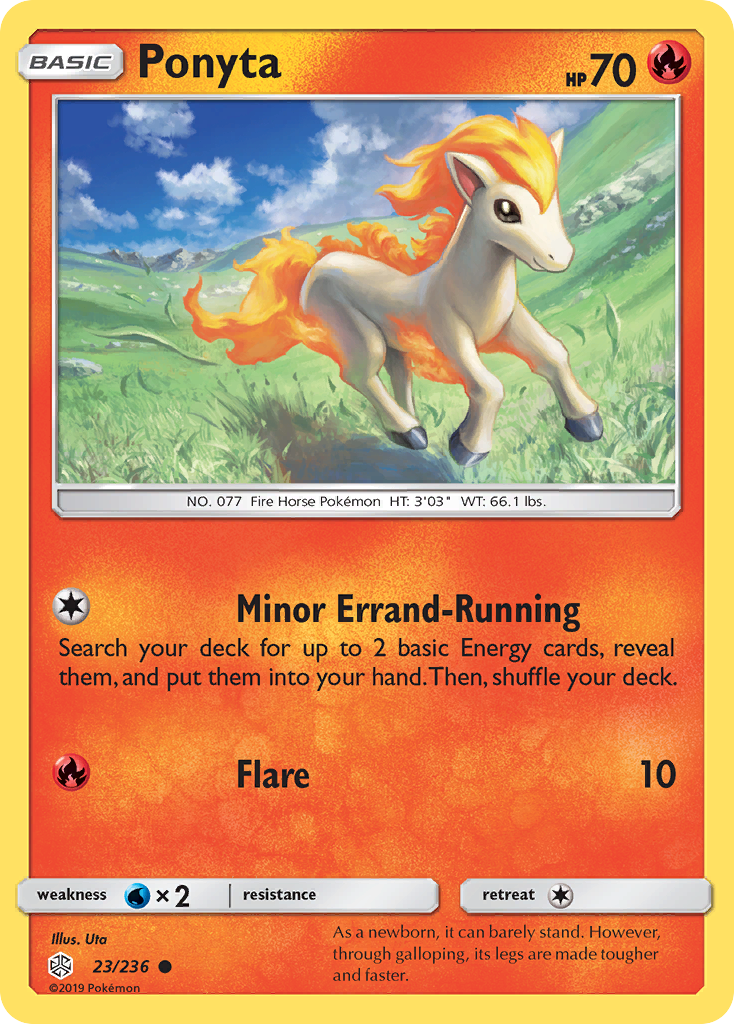 Ponyta (23/236) [Sun & Moon: Cosmic Eclipse] | Arkham Games and Comics