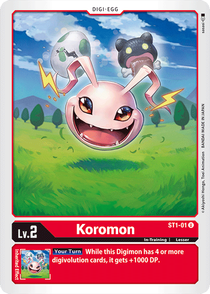 Koromon [ST1-01] [Starter Deck: Gaia Red] | Arkham Games and Comics