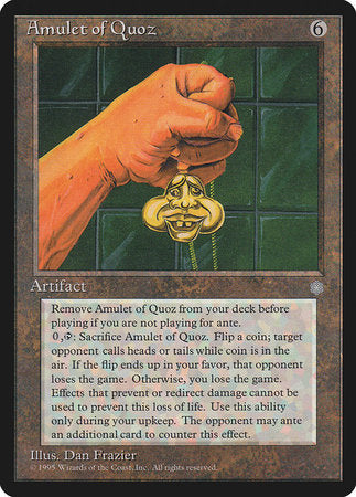Amulet of Quoz [Ice Age] | Arkham Games and Comics