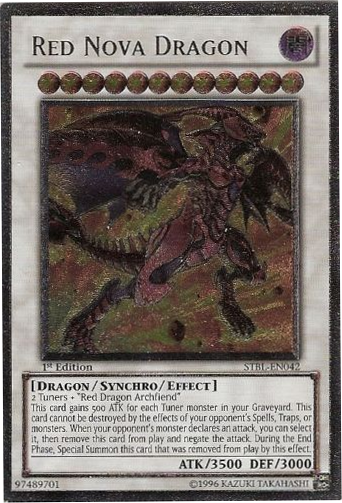 Red Nova Dragon [STBL-EN042] Ultimate Rare | Arkham Games and Comics