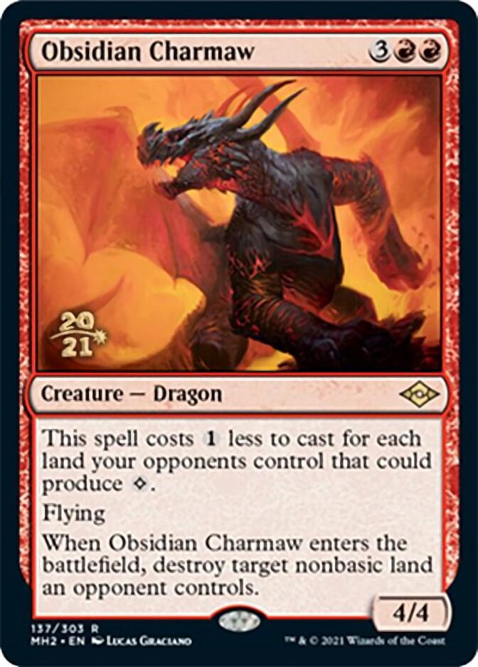 Obsidian Charmaw [Modern Horizons 2 Prerelease Promos] | Arkham Games and Comics
