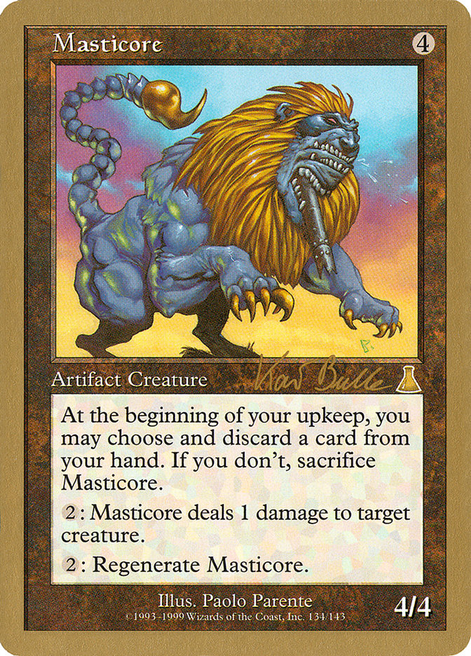 Masticore (Kai Budde) [World Championship Decks 1999] | Arkham Games and Comics