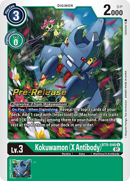 Kokuwamon (X Antibody) [BT9-046] [X Record Pre-Release Promos] | Arkham Games and Comics