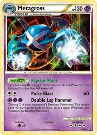 Metagross (4/95) (Cracked Ice Holo) (Theme Deck Exclusive) [HeartGold & SoulSilver: Unleashed] | Arkham Games and Comics