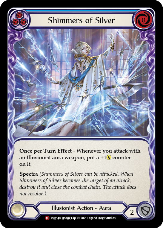 Shimmers of Silver [EVR140] (Everfest)  1st Edition Normal | Arkham Games and Comics