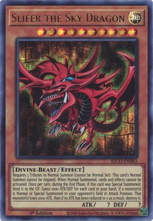 Slifer the Sky Dragon (Ultra Pharaoh's Rare) [KICO-EN063] Ultra Pharaoh's Rare | Arkham Games and Comics