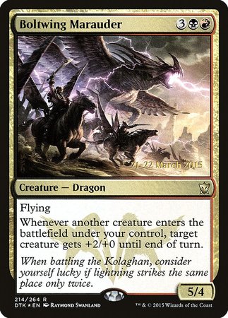 Boltwing Marauder [Dragons of Tarkir Promos] | Arkham Games and Comics