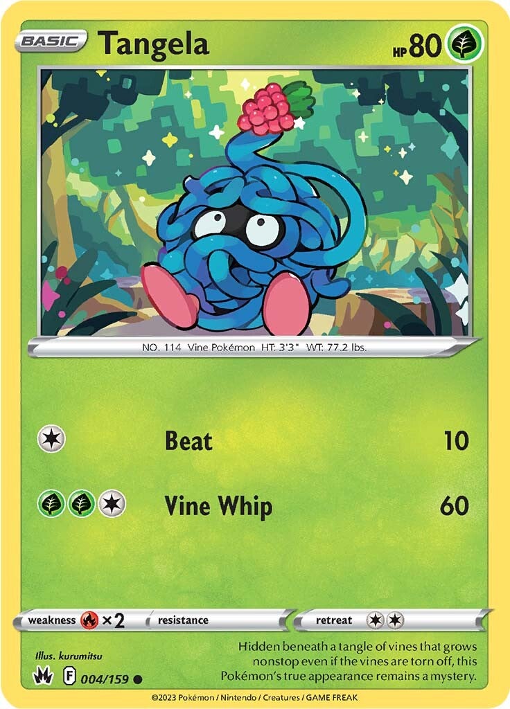 Tangela (004/159) [Sword & Shield: Crown Zenith] | Arkham Games and Comics