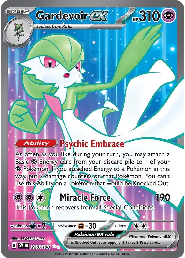 Gardevoir ex (228/198) [Scarlet & Violet: Base Set] | Arkham Games and Comics