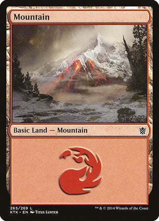 Mountain (265) [Khans of Tarkir] | Arkham Games and Comics