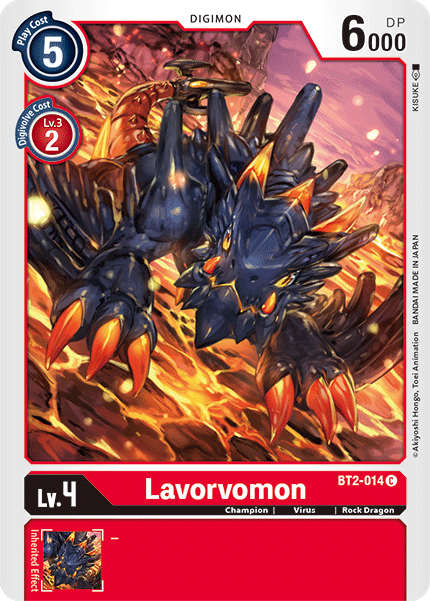 Lavorvomon [BT2-014] [Release Special Booster Ver.1.5] | Arkham Games and Comics