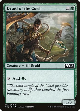 Druid of the Cowl [Core Set 2019] | Arkham Games and Comics