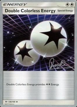 Double Colorless Energy (136/149) (Infinite Force - Diego Cassiraga) [World Championships 2017] | Arkham Games and Comics
