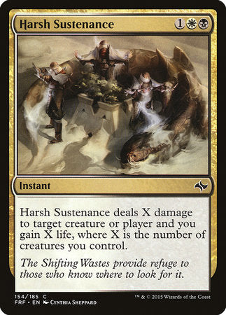 Harsh Sustenance [Fate Reforged] | Arkham Games and Comics