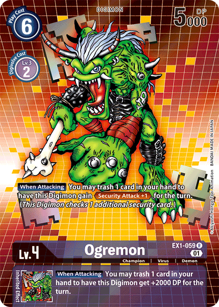 Ogremon [EX1-059] (Alternate Art) [Classic Collection] | Arkham Games and Comics