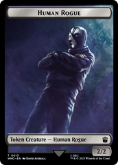 Human Rogue // Clue (0021) Double-Sided Token [Doctor Who Tokens] | Arkham Games and Comics