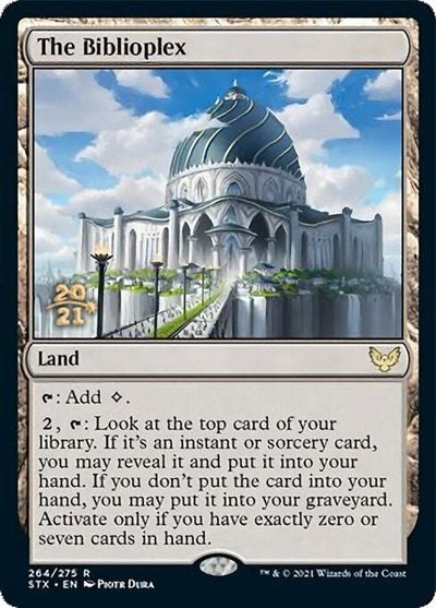 The Biblioplex [Strixhaven: School of Mages Prerelease Promos] | Arkham Games and Comics