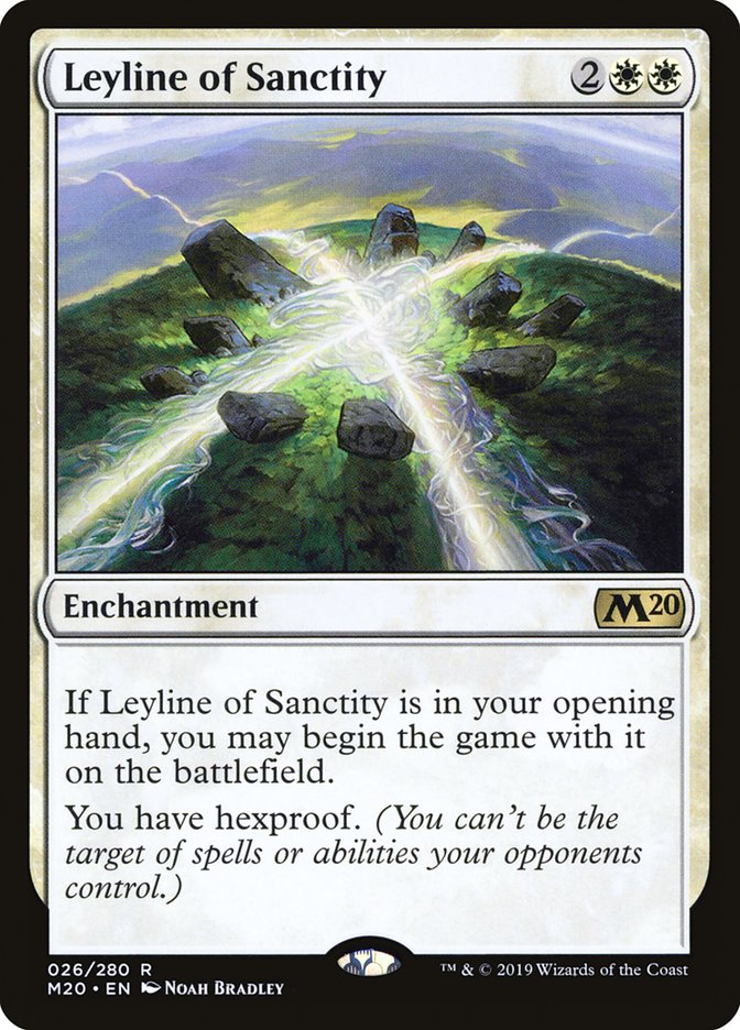 Leyline of Sanctity [Core Set 2020] | Arkham Games and Comics