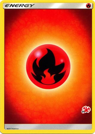 Fire Energy (Charizard Stamp #24) [Battle Academy 2020] | Arkham Games and Comics