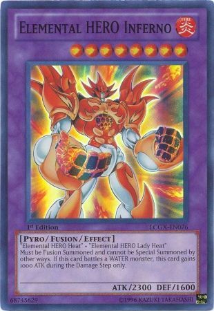 Elemental HERO Inferno [LCGX-EN076] Super Rare | Arkham Games and Comics