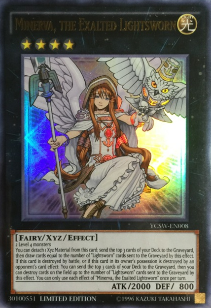 Minerva, the Exalted Lightsworn [YCSW-EN008] Ultra Rare | Arkham Games and Comics