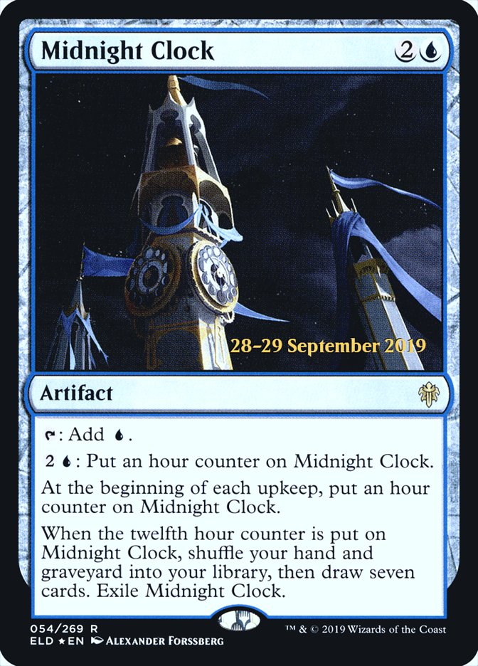 Midnight Clock  [Throne of Eldraine Prerelease Promos] | Arkham Games and Comics