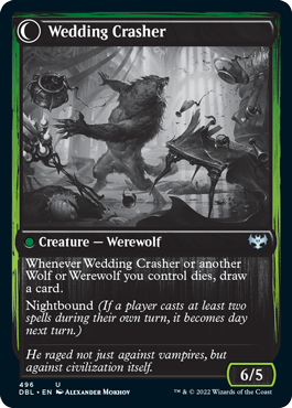 Wolfkin Outcast // Wedding Crasher [Innistrad: Double Feature] | Arkham Games and Comics